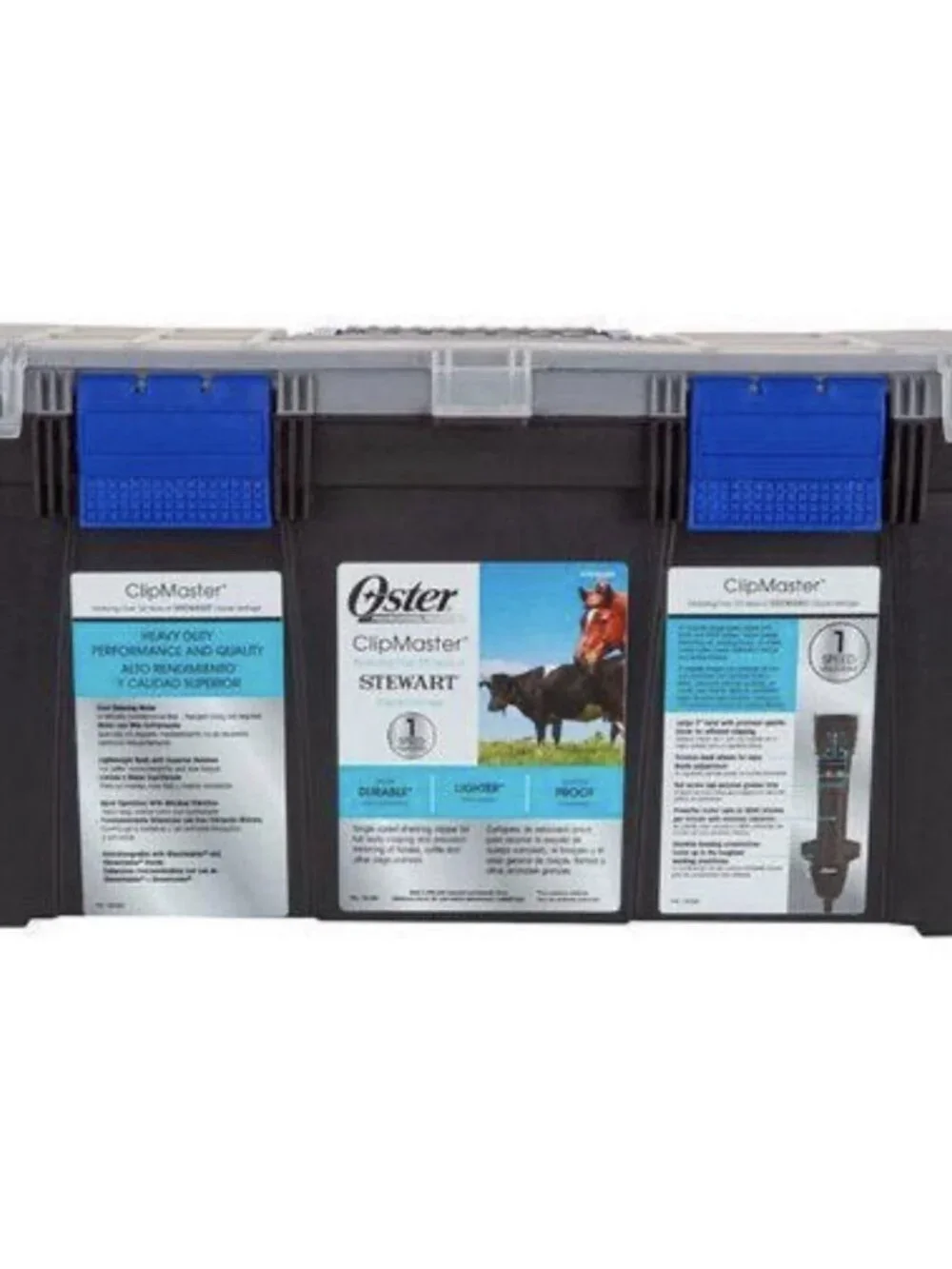 Oster CLIPMASTER Variable Speed Clipper Kit w/Blade, Toolbox Case - Factory New